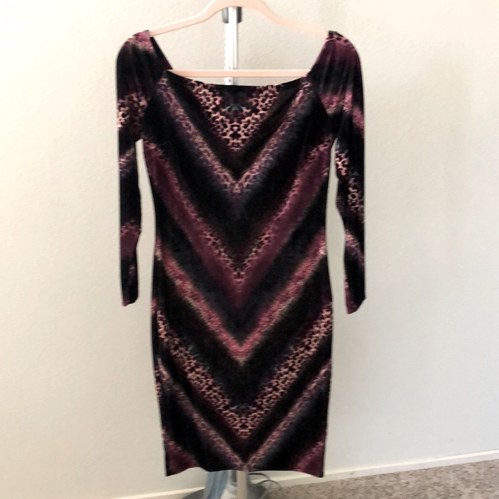 Woman’s Velour Multi Color Dress